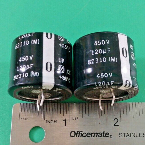 2 Pcs Panasonic Ecos2wp121 120uf 450v 85c Capacitors Sna Eeo