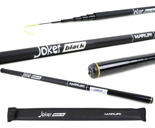 Vara Maruri Telecópica Lisa Joker Black 60% Carbono 4,20m