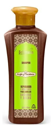 Shampoo Bellissima Argan Y Macadamia X 270 Ml Kit X 6 Unid