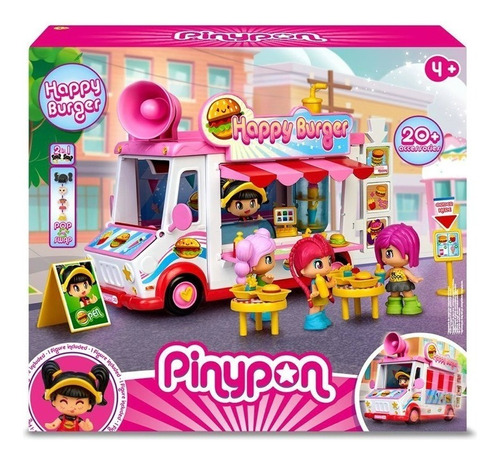 Pinypon Camion Hamburguesa Happy Burger Tv Pce 17210 Bigshop