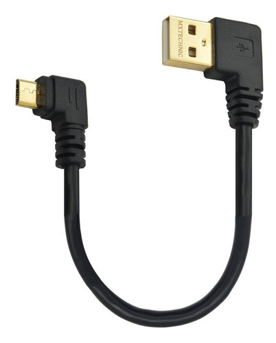 Mxtechnic Cable De Datos Micro Usb 5.9 Pulgadas 90 Grados An