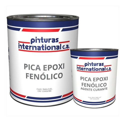 Pintura Epóxica Pica Para Tanques De Combustible Blanco 