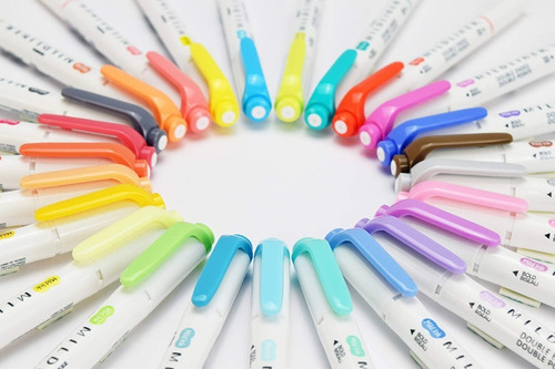 Imagen 2 de 7 de 25 Marcadores Doble Punta Zebra Mildliner Soft Mild Color