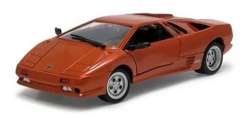 Miniatura Lamborghini Diablo Laranja Motormax 1/24