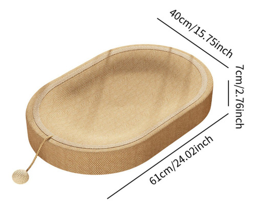 Cama Rascadora For Gatos, Almohadilla Rascadora Multiusos