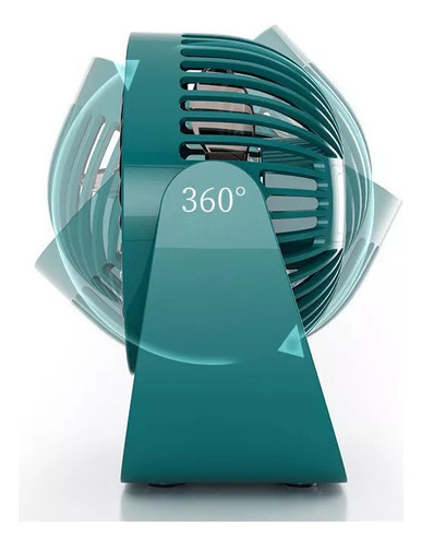 Z Ventilador De Suelo Recargable Pequeño Para Escritorio Y