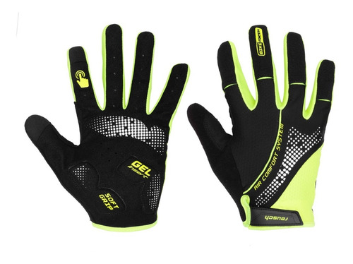 Guante Ciclismo Moto Dedo Celu Touch Reusch Exclusivo