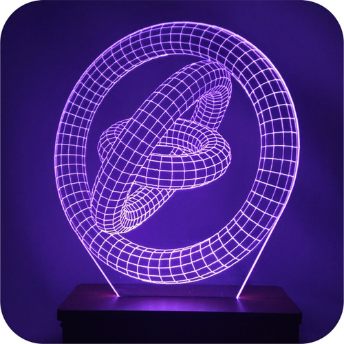 Lámpara Led 3d Ilusión 8