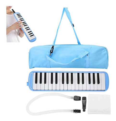 32 Teclas Melodica Pianica Tube Tubo Melodica Flexible Largo