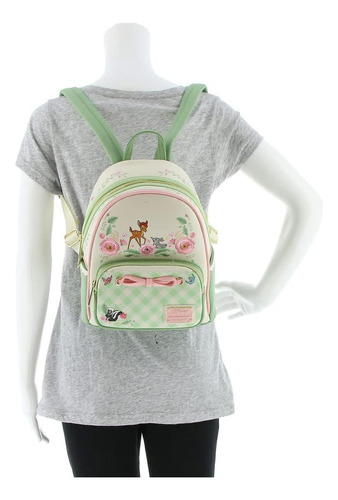 Loungefly Bambi Spring Time Gingham Mini Mochila Sin...