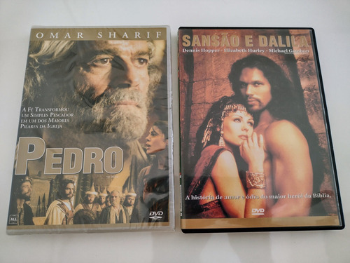 Dvd: Pedro / Sansão E Dalila - Coleção Bíblia Sagrada