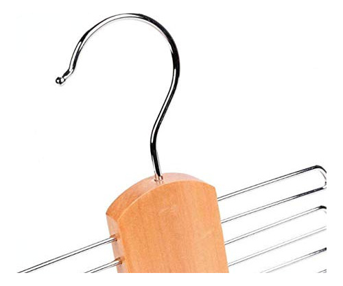 Soporte De Madera Para Corbatas Con Acabado De Clips