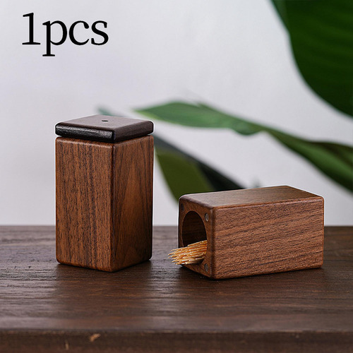 Soporte Multifunción Para Palillos De Dientes De Madera,