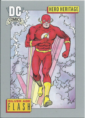 Barajita Flash Dc Comics 1991 #5 Hero Heritage Silver