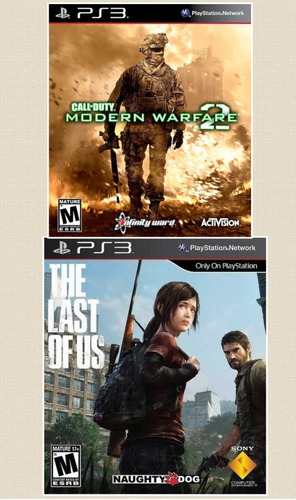 The Last Of Us + Call Of Duty Modern Warfare Juego Ps3