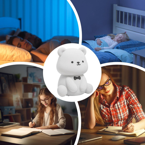 Luz Nocturna De Oso Para Niños Lámpara De Luz Nocturna De Os