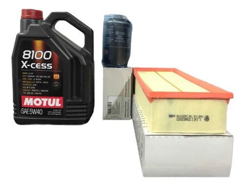Kit De Filtros Aceite+aire+ Motul 8100 Para Vento 2.0 Tsi