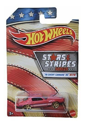 Hot Wheels Stars  Stripes Series '70 Chevy Camaro Rs 66s7i