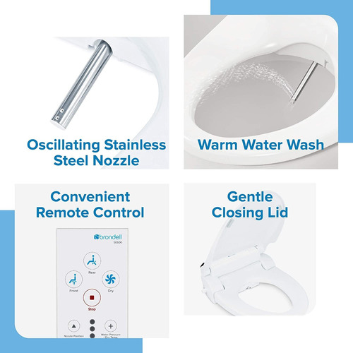 Asiento De Inodoro Con Bidet Brondell Swash