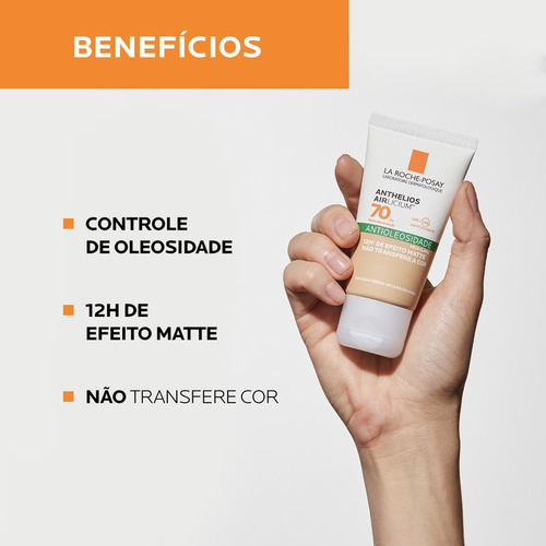 Imagem 3 de 9 de Protetor Solar Antioleosidade Fps70 Extra Clara La Roche