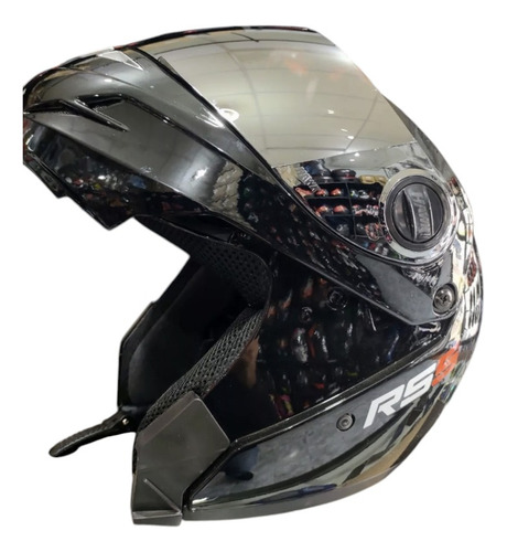 Visor Espejado Casco Hawk Rebatible Rs5 Vector Anti Scratch Espejado