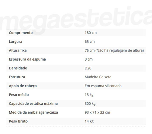 Imagem 4 de 5 de Maca Massagem Dobrável Maleta Portátil 300kg Pronta Entrega