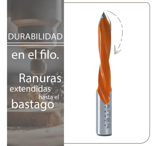Broca Taladro Multiple 8x70 Pasante Izquierda Carburo