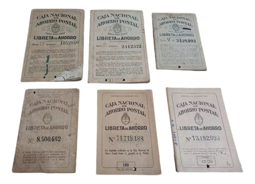 Libreta Caja Nacional De Ahorro Postal