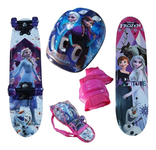 Skate Moranguinho Barbie Infantil + Acessórios Meninas