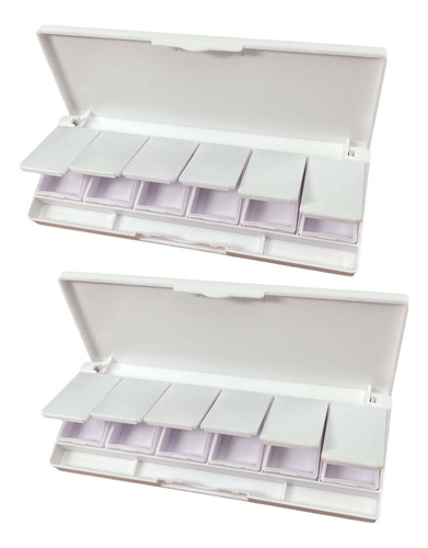 2 X 2 X Contenedores Vacíos Recargables Diy 6