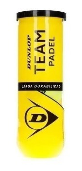 Dunlop Pelotas Tenis Padel Team X3 Amarillo Ras