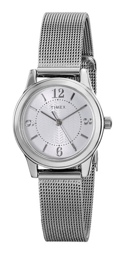 Reloj Mujer Timex T2p4579j Cuarzo Pulso Plateado Just Watche