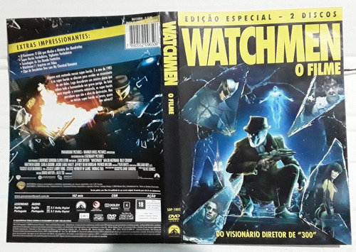 Dvd Watchmen - O Filme - Edição Especial, Duplo, Sem Riscos! (Usado)