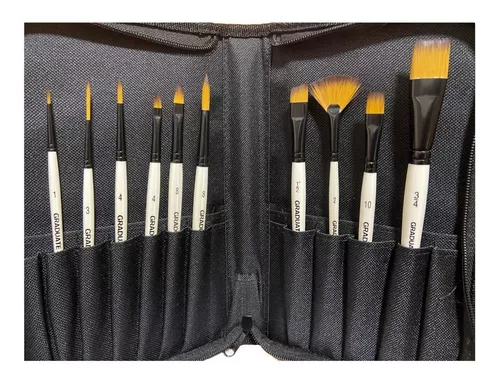 DALER ROWNEY ESTUCHE 10 PINCELES DE PELO SINTÉTICO