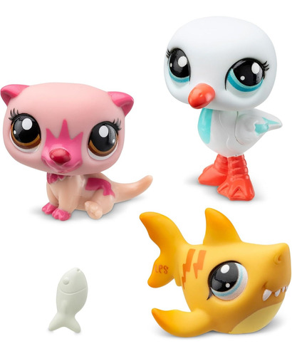 Muñecos Littlest Pet Shop Pet Trio #41 - #42 Y #43 Original