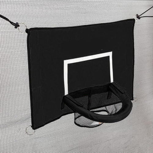 Hs Camas Elásticas Aro De Baloncesto Accesorio Negro