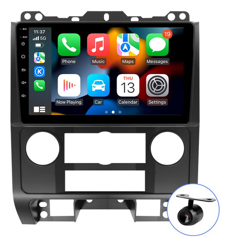 Para Estéreo Android 10 Carplay Ford Escape 2008-2011 Gps Bt