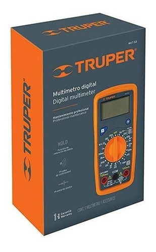 Multitester Multimetro Digital 500v Truper