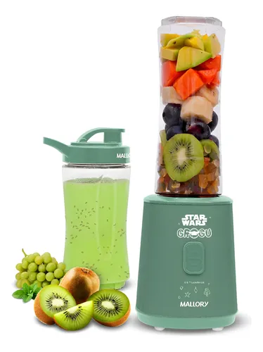 Liquidificador Mallory Grogu 300w 600ml + 400ml 300w Verde