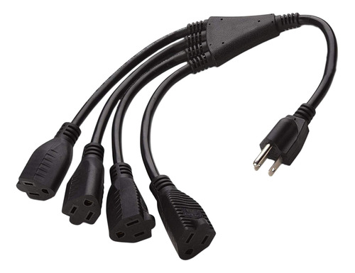 Luxury Office - Divisor De Alimentacin De 4 Vas, 1 A 4 Cable