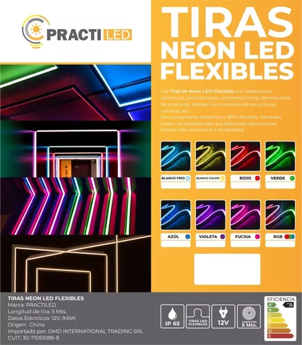 NEON LED FLEX 12V AZUL IP65