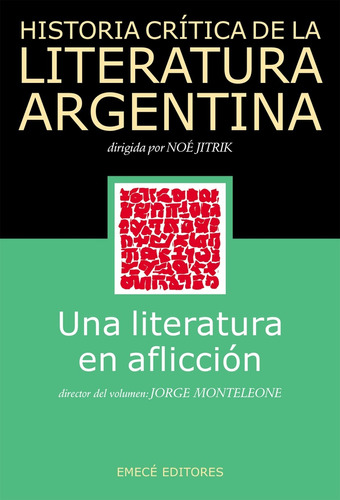 Vol 12. Historia Critica De La Literatura Argentina  Literat