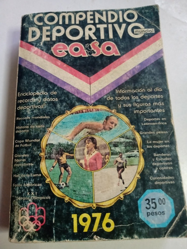 Compendio Deportivo Mundial Easa 1976 Almanaque