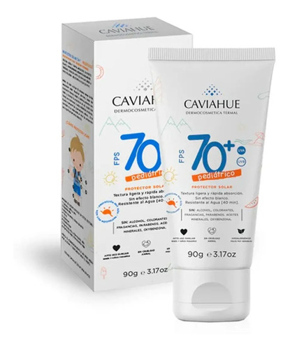 Protector Solar Caviahue Fps70 Pediatrico X90ml