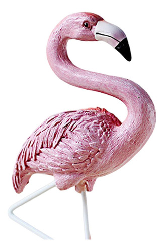Escultura De Pájaro, Estatuilla De Jardín, Arte 10x10x25cm