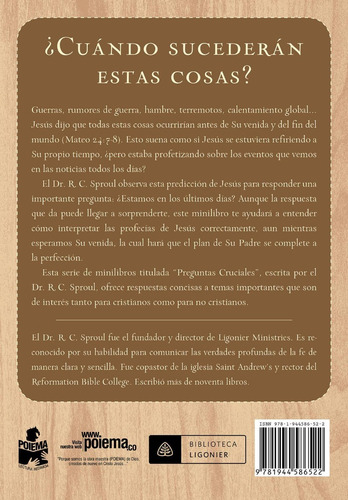 Imagen 2 de 3 de ¿estamos En Los Últimos Dias?, C. R. Sproul, Poiema