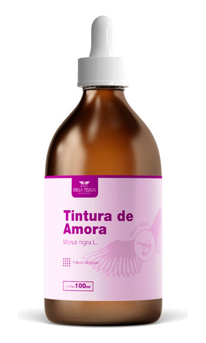 Tintura De Amora Botica Bella Terra, 100ml. Sabor Característico