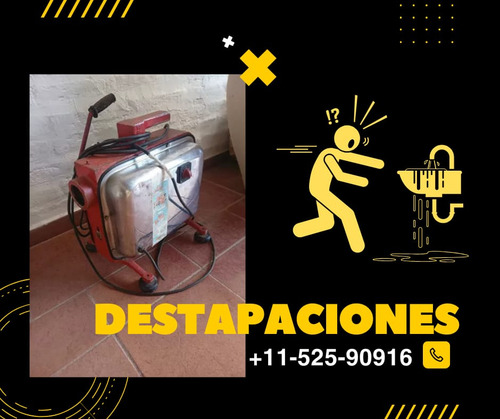 Destapaciones En Villa Pueyrredón La Boca Barracas Pompeya