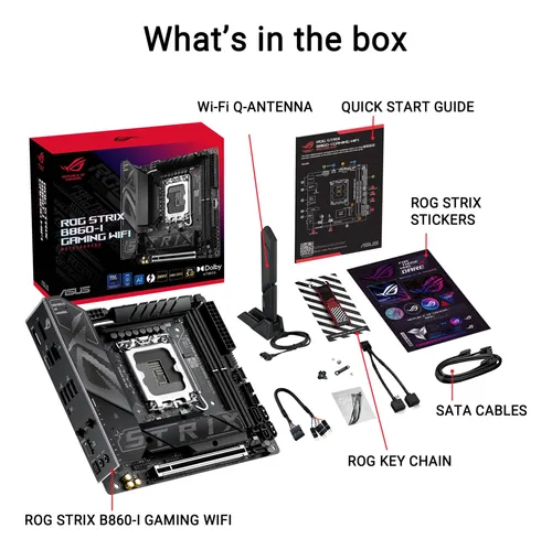 Placa Base Asus Rog Strix B860-i Gaming Wifi Mini-itx, Lga