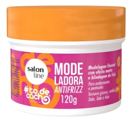 Crema antiencrespamiento para cabello Salon Line, 120 g, en pomada Salon Line To Curl